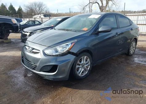 2012 Hyundai Accent Gls from USA, damaged, VIN KMHCT4AE5CU241759